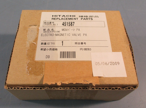 HITACHI REPLACEMENT PARTS/ 451587 ELECTRO-MAGNETIC VALVE PX
