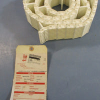 Intralox 900 Series White Conveyor Belt 3.2" W x 5.3910' L 10.8" Spacing 60 Rows