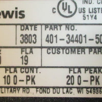 Giddings & Lewis DSM120P Servo Amplifier 401-34401-50 Centurion DSM100 120/240V