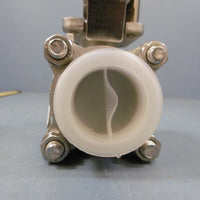 AT Controls 1" 55TH0100XXX 3 Piece Air Operated Manual Ball Valve