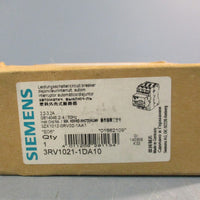 Siemens 3RV1021-1DA10 Motor Starter Protector 2.2-3.2 Amp 50Hz