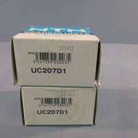 Lot of (2) NTN Bearings Unit  UC207D1 35x72x42mm Set Screw Insert Bearings