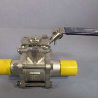 TRUFLO BALL VALVE 316 SST 11/2" 1000 WOG QSM CF8M BA33NFSNEXT1.5
