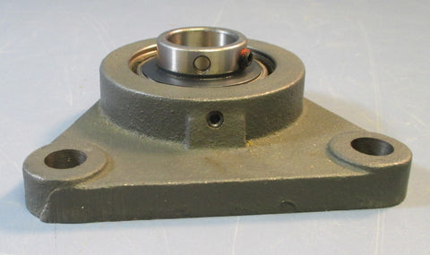 Peer UC20516 Triangle 2 Bolt Flange Bearing 1" Bore 13/8" Through Bore NWOB