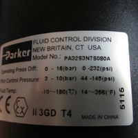 Parker PA32S3N7S080A PA Series Angle Body Valve NEW