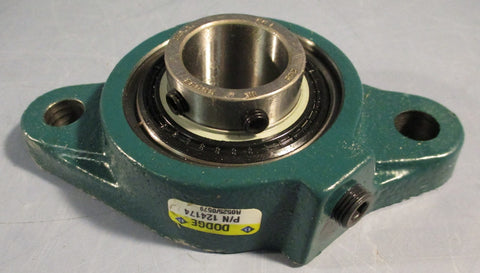 Dodge 124174 2-Bolt Flanged Mount Ball Bearing F2B-SC-100-NL 1" Bore
