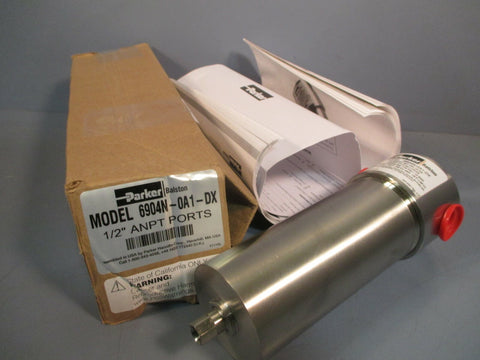 Parker 6000 Series Balston Compressed Air Filter 1/2" ANPT Ports 6904NOA1DX