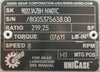 Nord Gear SK 9022.1AZBH N140TC Gearbox 219.25:1 Ratio 8 RPM 1-1/2" Bore