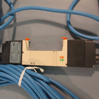 SMC 53-SY5140-TT100E Dbl Intristically Safe Solenoid Valve 53SY116TT100 w/Cables