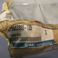 SET OF 2 SMC ACTUATOR C950X31 CYLINDER CP95SDB50125