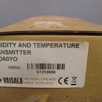 Vaisala HMD60YO Humidity and Temperature Transmitter w/DTR503B