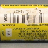 Bussmann LPSRK70SP LowPeak Time Delay Fuse 600VAC 300VDC 70A