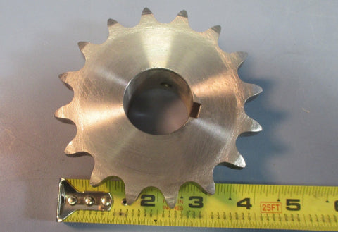 Linn Gear 60L16SS 13/8" Bore 16 Tooth Sprocket 11/4" Width 304SS NWOB
