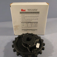 Rexnord NS770018T_1_1KW_1SS Split Sporcket 18 Teeth, 1" RD Bore 10028575