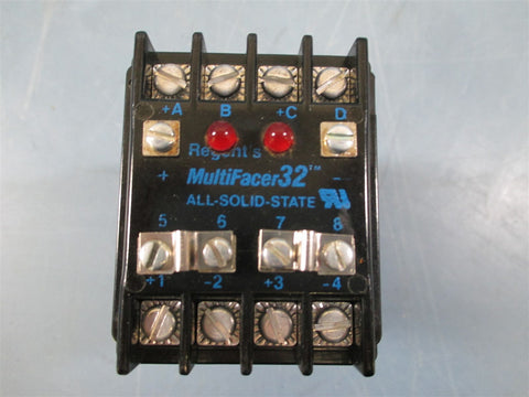 Regents Multifacer32 All Solid State Relay 332 VDC  Used