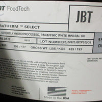 JBT FoodTech ProTherm Select Heat 41110008 Paraffinic White Mineral Oil 110Gal