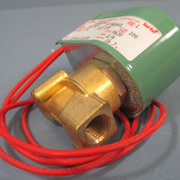ASCO RedHat Solenoid Valve: 8262B208, 100 PSI, 120 Volts
