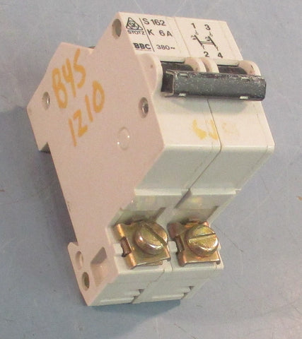 Stotz Kontakt S 162 Circuit Breaker S162K6A 380 Volts 10 Amps