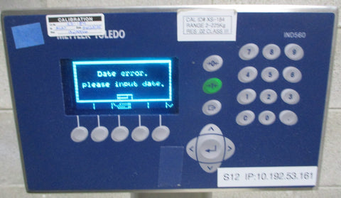 Mettler Toledo Deckmate 2888 Floor Scale 500 Lb Max w/ IND560 Weighing Terminal