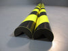 Set of 2 Glow in the dark corner guards (Black on fluorescent Yellow) 39 3/8"