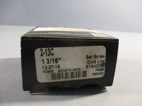 SEALMASTER GOLD LINE STANDARD 213C BALL BEAING INSERT 13/16" BORE