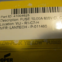 Bussmann Low-Peak Yellow Fuses 41004625 10.00A 600V 1 Lots of 10