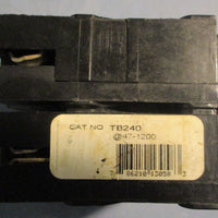 Circuit Breaker 40A 2 Pole 120/240VAC Thomas & Betts TB240 and Siemens Lot of 2