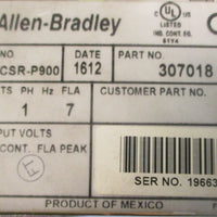 Allen Bradley 2090UCSRP900 Ser A Active Shunt Module 420V Passive Regulator