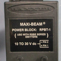 Banner RPBT1 MaxiBeam Power Block PhotoElectric Emitter Sensor 1030VDC 25697