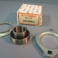 Lot of 2| AMI Narrow Set Screw Pressed Steel 2Flanged Bearing: BPFL516