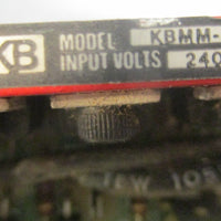 KB Electronics Inc. KBMM-225D DC Motor Speed Control 240/120V