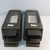 Lot of (2) Gojo PushStyle Hand Cleaner Soap Dispenser 7200950 Black Wall Mount