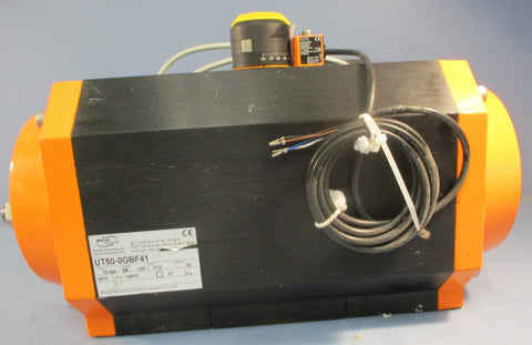 Max-Air UT50-0GBF41 Flanged Aluminum Pneumatic Rack and Pinion Actuator 10bar