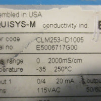 Endress+Hauser CLM253ID1005 Conductivity Meter LIQUISYSM 2000mS/cm 50/60Hz