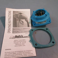 MELTRIC 01M8090 INLET/PLUG CONNECTOR PN12C 5A
