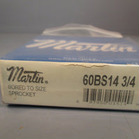 Martin Bored to Size Sprocket 60BS14 3/4