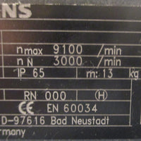 Siemens 1FT60646AF713EB1 Servo Motor Inverter Duty 9100/3000RPM 3PH IP65