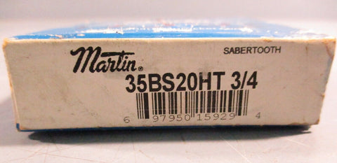 MARTIN SPROCKET & GEAR INC 35BS20HT Sprocket 3/4" Bore Black