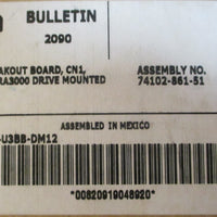 Allen Bradley 2090U3BBDM12 Ser A Breakout Board, CN1, Ultra3000 Drive Mounted