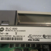 Allen Bradley SLC 500 Remote I/O Scanner Module Frn: 1.0b Ser. B 1747SN