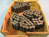 Lot of 3 Sections of Number 50 Triple Roller Chain Magnetic Steel 24-3/4" Each