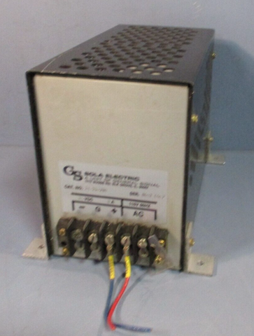 SOLA Power Supply 24VDC 8 Amp 115V 60Hz 28-24-280