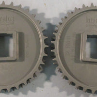 Intralox Sprocket S1100 32 Tooth 6.1" PD Square Bore 1.6" Bore Lot of 2