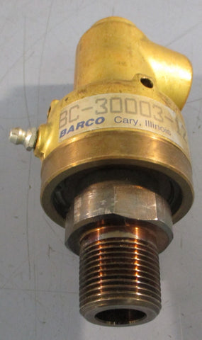Barco BC300031201 Rotary Union Rotary Joint 3/4" NPT E75 LH