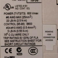 Allen Bradley 109-CDKD0-E1S-2 Non Reversing Enclosed Starter