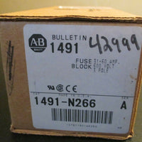 AllenBradley 3Pole Fuse Block 3160 AMP 600 Volt Ser A Cat 1491N266