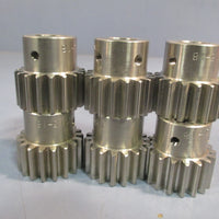 Lot of (6) KHK Gear Spur SUS 1.518