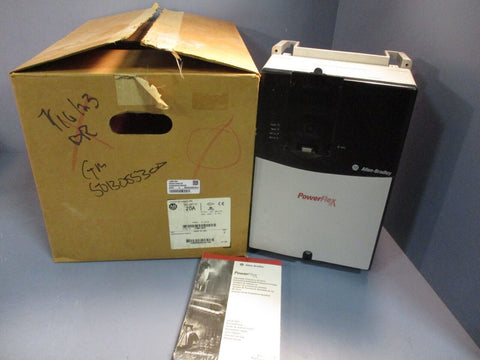 ALLEN BRADLEY POWERFLEX 70 AC DRIVE 432-528VAC 3 PH SER. A 20AD022A3AYNANCO