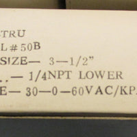 TelTru 3550BC4L1Z3ZE Pressure Guage 50B 3 1/2 " Dial 1/4 NPT Lot of 8