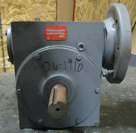 Hub City 0220-23579-454 Gear Reducer Model 454 50:1 Ratio Style A 1-5/8" Shaft D